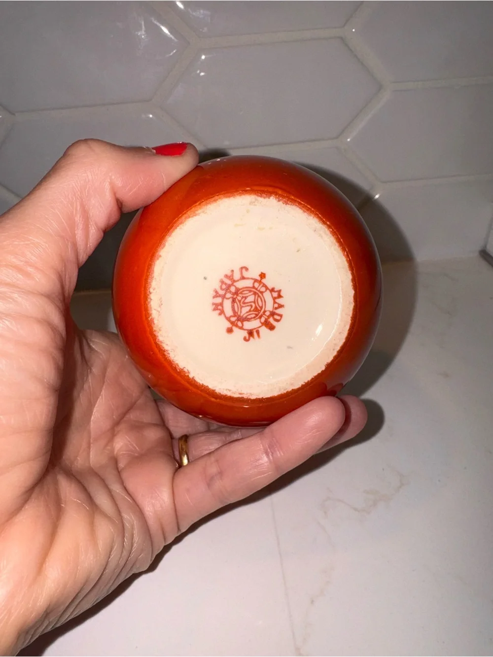 Vintage Japanese flower pot